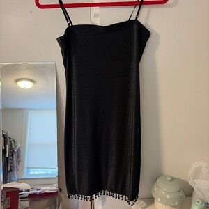 Elegant Black Strapless Dress